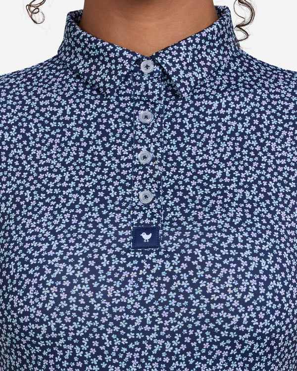 Ditsy Down-Women's Polo-Bad Birdie