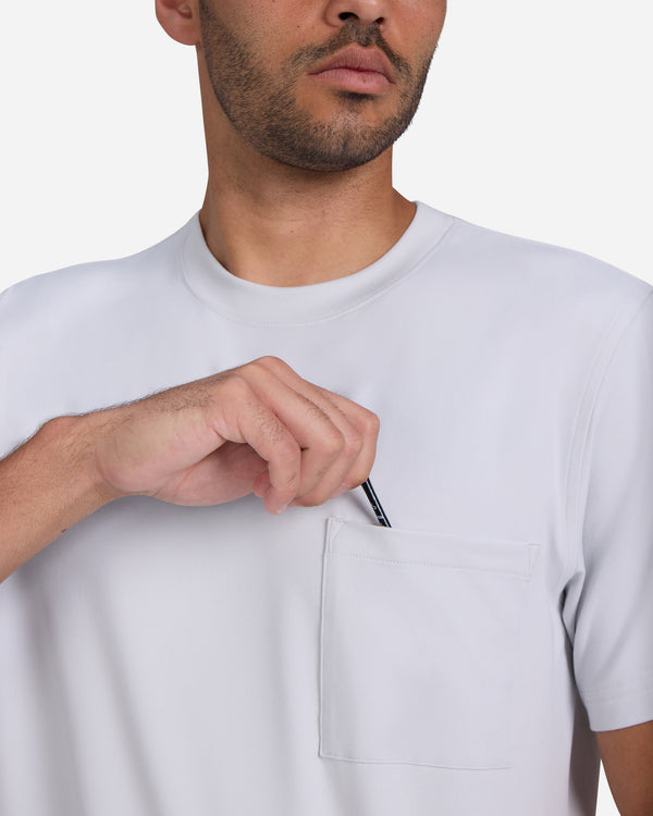 Everyday Pocket Tee - Glacier Grey