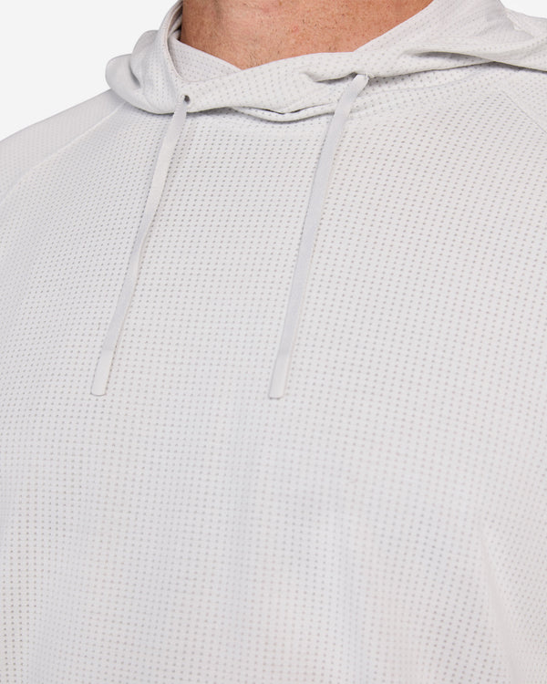 Tempo Cooling Hooded Long Sleeve - Glacier Grey